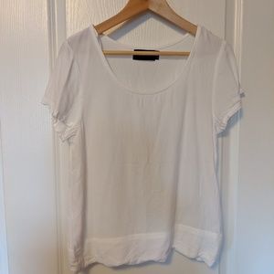 MINKPINK scalloped hem shirt